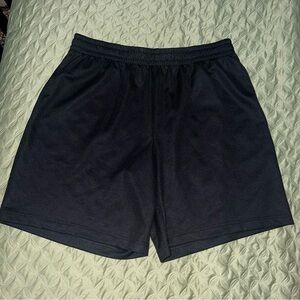 Athletic Works Men's Black Mesh Shorts